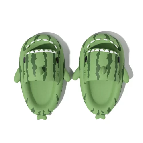 Green Watermelon Shark Slides