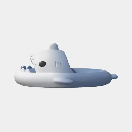 Kids Cute Gradient Shark Slides