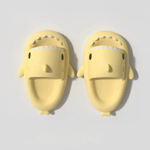 Milk yellow Original Shark Slides for Kids