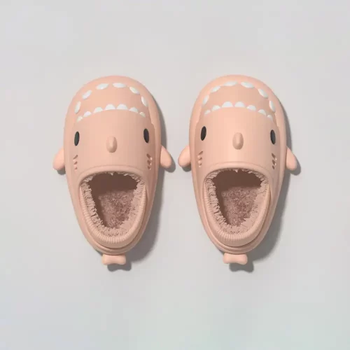 Wrapped Heel Shark Shoes for Adults-Pink